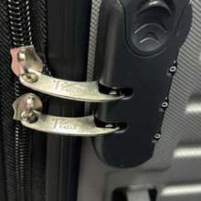 Premium Hard-Board Suitcase | 360° Wheels | Stylish And Durable | Security Lock - Bege escuro - 查看 4