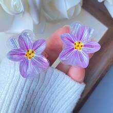 Protective Flower-Shaped Cable Covers To Prevent Breakage Of Charging Cords For Mobile Devices, Suitable For Iphone 12 Through 17 Pro And Type-C, Cable Protector For Phone, Phone Cable Protector - Purple - View 3