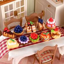 10pcs Resin Mini Food Toys, Breakfast Bread, Cream-Based Adhesive DIY Materials, Resin Small Accessories, Handmade DIY Components, Dollhouse Model Building Materials, DIY Handcraft Components, Desktop Decor, Room Decor, Resin Pendant - Color Mixing - View 13