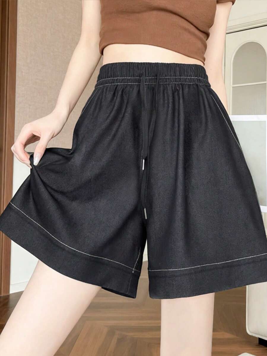 Women Shorts - Black - View 1