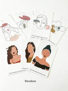 30 piezas Tarjetas de almacenamiento para aretes y collares, cartón de exhibición de joyería - Multicolor - Ver 8