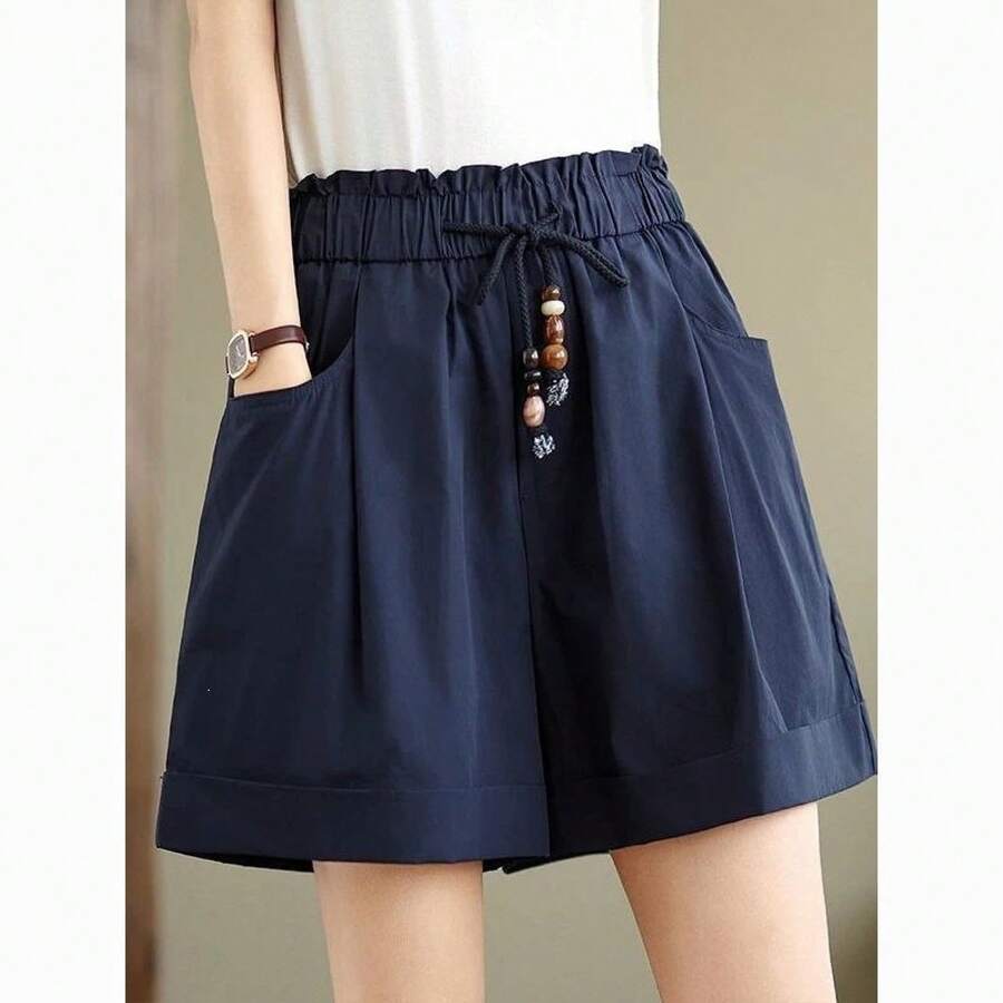 Women Shorts - Blue - View 1