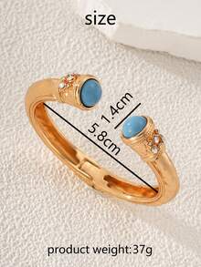 1 chiếc vòng tay dạng hở phong cách Y2K vintage sang trọng, nhiều màu, thiết kế nhiều lớp Bohemian thanh lịch cho nữ, phù hợp cho đám cưới, tiệc tùng, tụ họp, trà chiều, bạn thân, kỳ nghỉ đẹp, hẹn hò, lễ hội, đi làm hàng ngày - Bộ sưu tập màu sắc Macaron - Xem 11