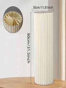 1/3/4pcs - Elegant White Paper Tube Display Stand | Foldable Roman Column Style Paper Tube - Suitable For Christmas, Halloween, Birthday Party, Holiday, Wedding Centerpiece, Party Decor And Paper Vase Combination | Minimalist Design, Event Styling, Holiday Decor, Romantic Theme, Durable Structure, Handmade Appearance, Multi-Functional Decor, Suitable For Event Planners And Home Decorators - Roman Columns - View 13