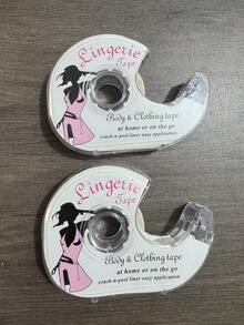 4/3/2/1 捲防水彈性雙面隱形身體膠帶，衣物膠帶，5 米捲，透明自黏式，內衣配件，適用於固定領口、胸部區域及衣物以防止走光，適合所有膚色 - 彩色 - 查看 11