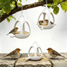 1pc Spherical Bird Feeder, Water-Resistant Exterior, Suitable For Small Birds Like Sparrows, Hummingbirds, Etc., Can Be Used In Yards, Wild Forests, Under Eaves, Etc. Garden Feeding Decoration (No Hanging Rope Included) - Bird Feeder - View 2