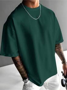 Camiseta de hombre de estilo retro y a, con un diseño de eslogan gótico Hijo de Dios, adecuada para salidas diarias y reuniones sociales, lavable aáquina. - Negro - Ver 6
