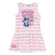 Cerdá Disney Stitch and Angel 女孩連身裙，10A 碼，粉紅色熱帶棉質，適合女孩和夏季穿著 - 免費送貨 ✅ 24/48 小時送達西班牙（半島） - 選項5 - 查看 1