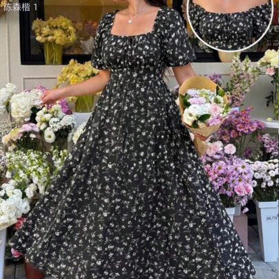 Plus Size Dresses - Negro01 - View 1
