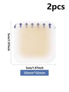 2/10pcs Hydrocolloid Blister Pads, Waterproof Invisible Gel Blister Bandages, Suitable For Heel, Toe, Foot Blister Prevention And Recovery, Anti-Chafing Shoe Insoles, Suitable For High Heels, Sports Shoes, Daily Foot Care - Multicolor - View 21