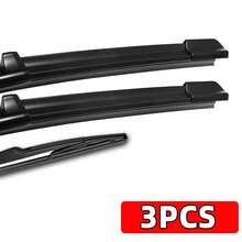 適用於 Peugeot 308 T7 308S 五門掀背 (2007-2013) 的雨刷,天然橡膠條無骨靜音前後雨刷組,高清晰度刮拭、耐磨耐用、四季適用、無刮痕清潔雨刷汽車替換零件 - 1set(3pcs) - 查看 8