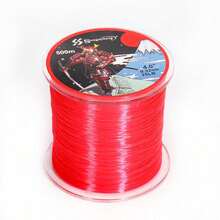 SOUGAYILANG Línea de Pesca de Nylon Monofilamento Material de Nylon Línea de Líder Para Agua Salada y Agua Dulce - Rosa - Ver 12
