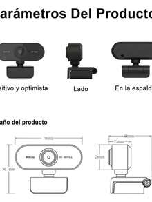 Full HD Webcam With Integrated Microphone, Widescreen, USB, Ideal For Video Conferencing And Video Calls - 1080p - 查看 7