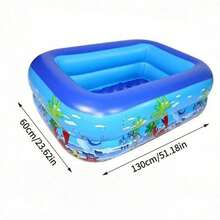 Inflatable Pool – Ideal For Outdoor Water Activities, Inflates Quickly, Features A Non-Slip Bottom, And Is Made Of Durable Material. Perfect For Relaxing And Enjoying Water Play In Your Backyard Or On Your Patio (Air Pump Not Included) - Inflatable Pool - View 10