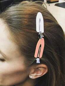 12 cái/6 cái/2 cái Kẹp tóc mái không đường may thời trang tối giản màu đen trắng hồng cho nữ, kẹp tóc bên không đường may dùng khi rửa mặt, trang điểm và chăm sóc da hàng ngày, phụ kiện tóc thường ngày, dụng cụ tạo kiểu tóc, phụ kiện tóc xoăn, phụ kiện tóc mùa thu, du lịch - Nhiều màu - Xem 3