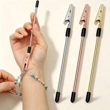 1PC/2PCS/3PCS Multicolor Bracelet Helper Tool, Bracelet Fastening Aid With Alligator Clips, Jewelry Accessory Tool For Wearing Bracelets And Necklaces - Multicolor - View 8