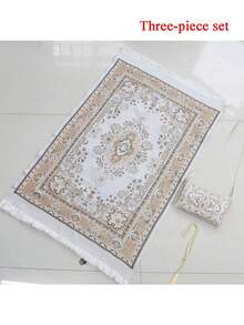 3/1 Piece Middle Eastern Style Printed Prayer Mat With Carrying Bag And Decorative Sheet, Lightweight, Comfortable, Non-Slip Prayer Mat - Multicolor - View 14