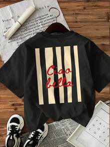 Camisetas de Tallas grandes - Negro - Ver 3