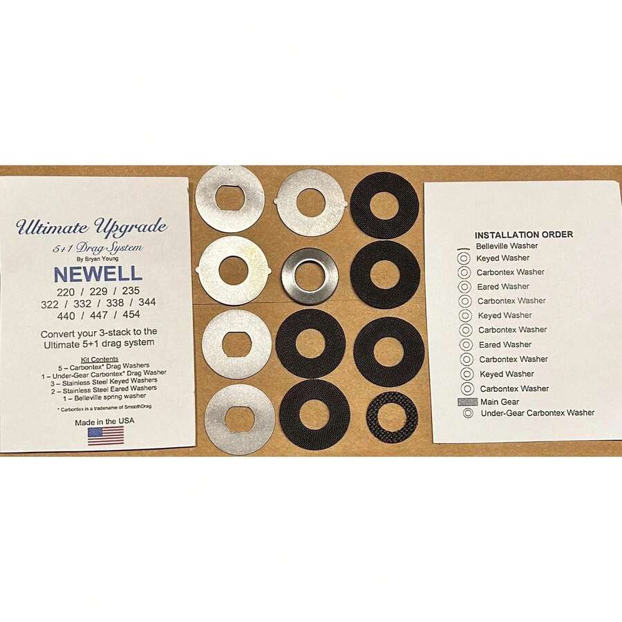 NEWELL 322, 332, 338 & 344 BRYAN YOUNG ULTIMATE UPGRADE IMPROVED DRAG SYSTEM - Multicolor - View 1