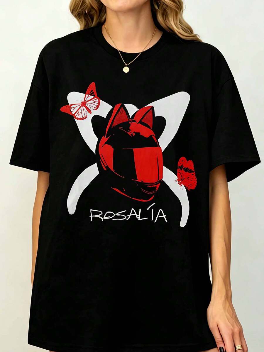 Motomami T-Shirt, Men's Women's Sizes - Black - View 1