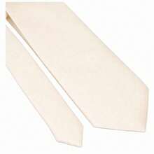 Set Of 3 Light Gray Ties For Groomsmen, Weddings, And Events - Straw - View 5