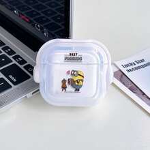 小小兵好朋友相機與泰迪熊 AirPods Pro 保護殼，可愛卡通透明防震殼附旋轉支架，相容 AirPods 1/2/3/4 及 Pro/Pro 2 代，適用於新款 AirPods Pro 3，女友聖誕襪禮物 - transparent - 查看 4