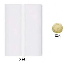 預折疊硫酸紙信封，適用於5x7英吋邀請函，硫酸紙包裝紙，適用於婚禮邀請函，透明紙信封內襯，適用於婚禮、生日邀請函、返校季、情人節、婚禮、生日裝飾、情人節裝飾、夏季禮物、海灘用品、學校用品、房間裝飾 - 彩色 - 查看 12
