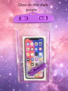 1件通用防水手機袋 防水手機殼，相容 iPhone 17/16/15/14 Pro Max/XS Plus，相容 Galaxy S22/S23 手機（最高 7.0 吋），3D 手機防水袋，相容多款手機 - A - 查看 16