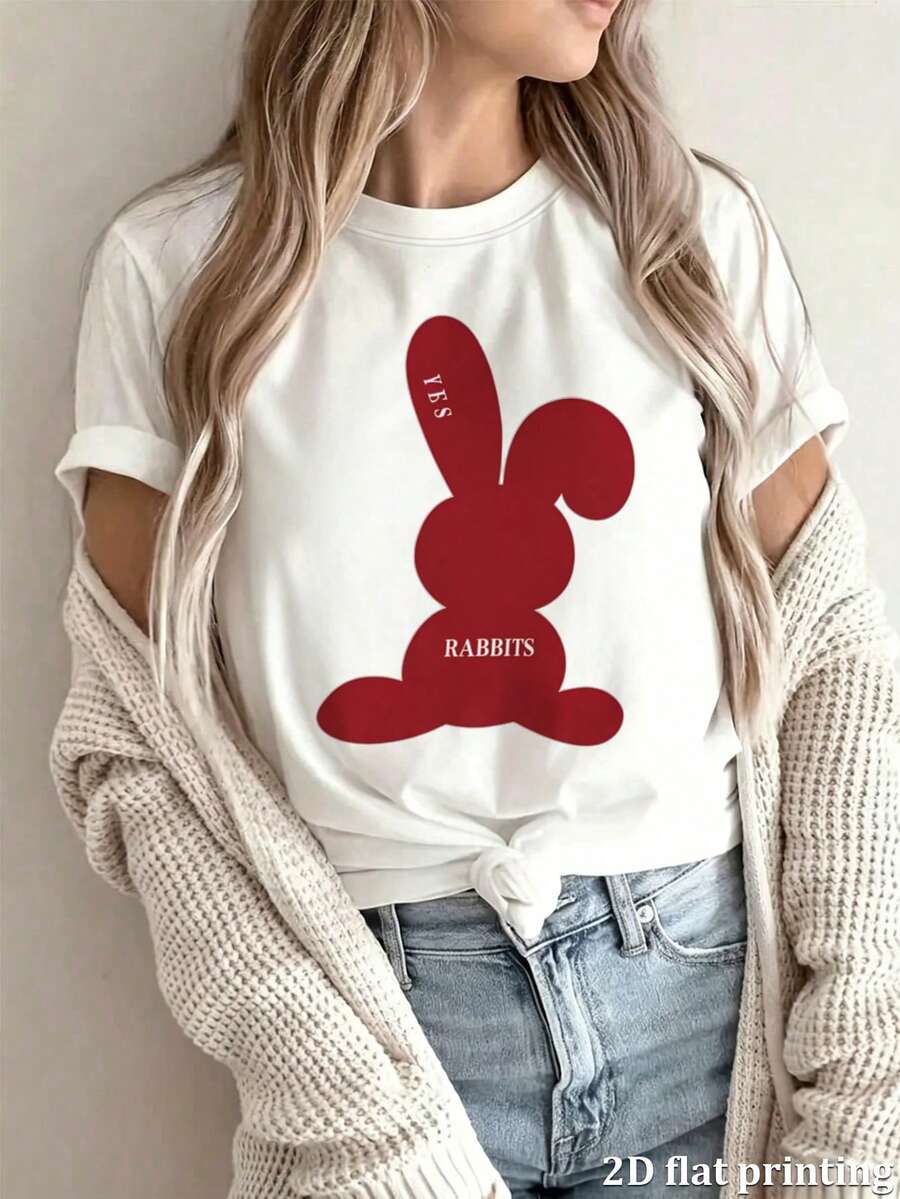 Women T-Shirts - 白色 - 查看 1