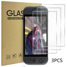 Protector de pantalla de vidrio templado 9H para Switch2, película protectora transparente de alta definición resistente a arañazos, compatible con accesorios de Switch2 - Blanco - Ver 12