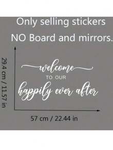 1pc Wedding Theme Window Sticker - Ideal For Window Decoration, Wedding Ceremony And Banquet Mirror Decor - One Size Fits All - View 3