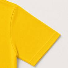 Camiseta Estampada Feminina Brasil Arara 2026 Camisa 100% Algodão Casual Lançamento - Amarelo - Visão 3