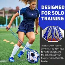 Soccer Training Net, Soccer Rebounder For 3/4/5 Size Soccer Balls, Hands-Free Kicking And Throwing Practice Aid Tool - Multicolor - View 7