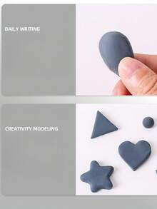 3pcs Professional Art Malleable Eraser, Sticky Eraser, Residue-Free Cleaning Rubber, Non-Sticky, Paper-Friendly, Suitable For Learning, Drawing And Art Creation - Eraser - View 7