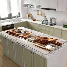 1pc Dish Drying Mat, Coffee Machine Mat, Printed With Baking Bread, Flour, Kitchen Utensils Patterns, Durable Polyester Fiber Absorbent Mat, Suitable For Dining Table, Cafe And Other Scenes, Multi-Purpose Drainage Mat, Home Gift, Tabletop Decor - XYLSD-461 - View 11