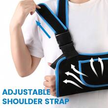Arm Sling Shoulder Immobilizer - Rotator Cuff Support Brace - Comfortable Sling For Shoulder, Left And Right Arm, Men And Women - màu đen - Xem 6