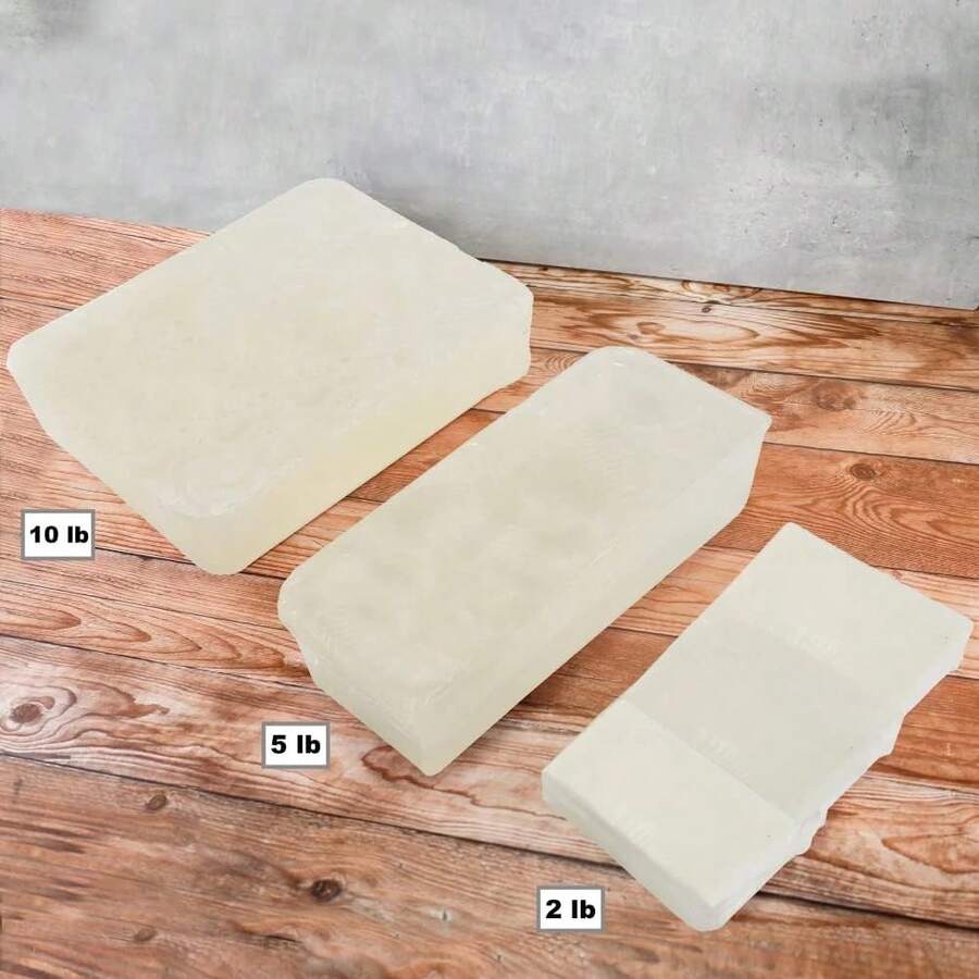 Primal Elements Clear Soap Base - Moisturizing Melt And Pour Glycerin Soap Base For Crafting And Soap Making, Easy To Cut, Unscented - 2 Pound - 顏色D - 查看 1