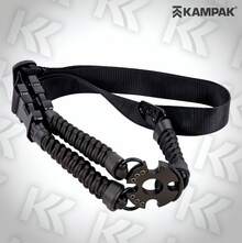 Kampak Kw321 Tactical Rifle Sling, Reinforced Single Point Sling, Black, Multipurpose Sling - Black - View 2