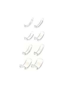 8/16/24pcs Resin Invisible Ring Adjuster Sizer, Comfortable Transparent Size Tightener, Fits All Finger Sizes Multiple Assorted Rings, Loose Ring Jewelry Guard Adjustment Pad, Protective Ring Resizing Tool For Women Men - Multicolor - View 12