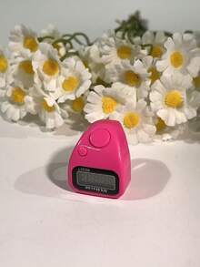 Multi-Color All-Match Electronic Ring Counter, Wearable Finger-Style Manual Digital Tally Counter, One-Key Reset Portable Anti-Loss Accurate Counting Tool, Macaron Solid Color INS Style Design, Versatile Unisex For All Ages, Suitable For Buddhist Prayer Counting / Crochet Counting / Jump Rope Workout Tracking / Live Stream Room Control Counting / Factory Assembly Line Piece Counting - Multicolor - View 3