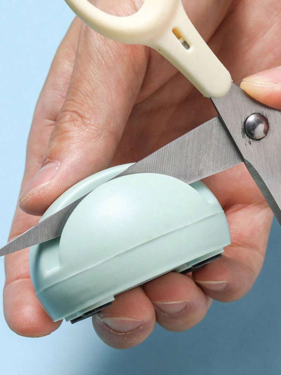 Cartoon Frog Whetstone, Quick Kitchen Knife Sharpener, Knife And Scissor Sharpening Tool, Practical Kitchen Tool. Hand Tool, Convenient And Practical. Restores Dull Knives To Sharpness. Kitchen Tool, Kitchen Accessory, Household Kitchen Supplies. - A - View 1