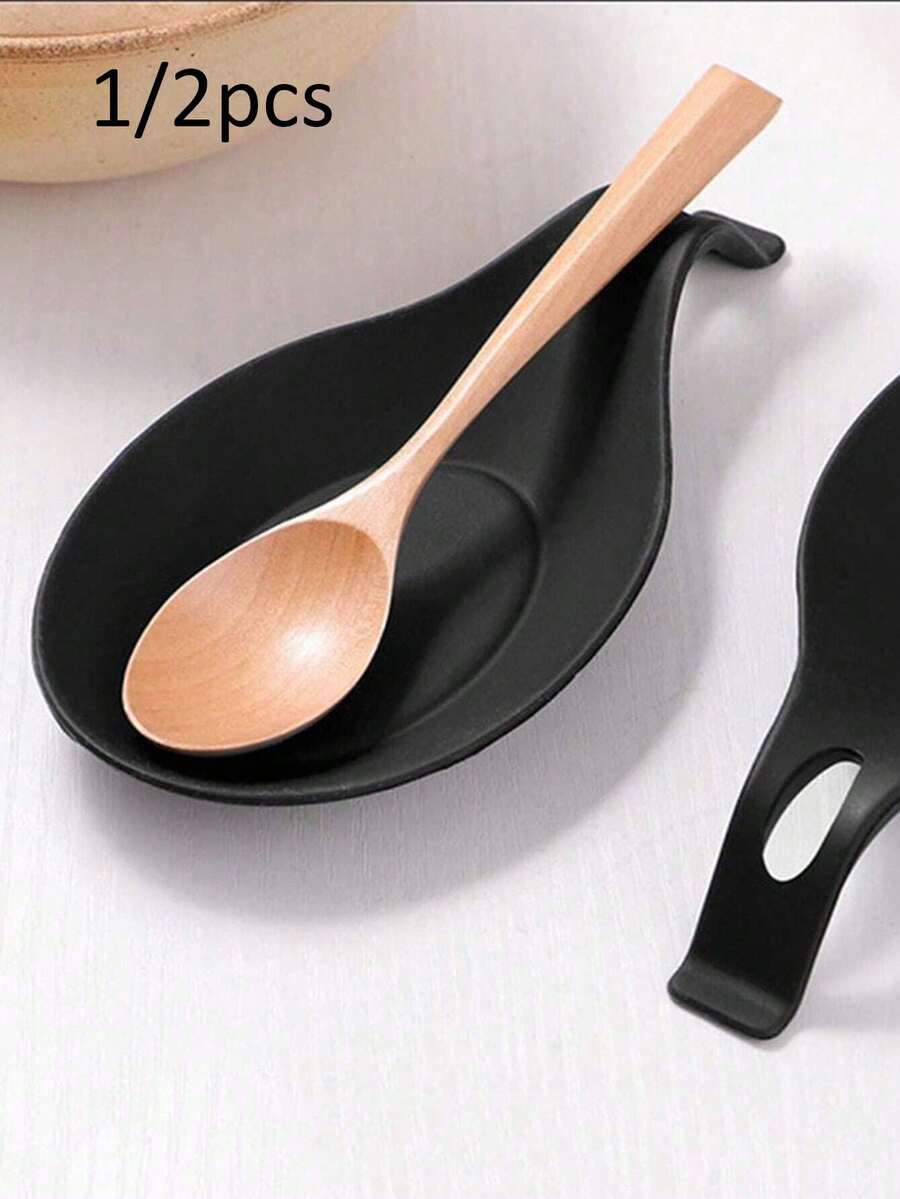 1/2pcs Spoon Holder Easy-To-Clean Insulated Spoon Rest,Kitchen,Christmas Gift