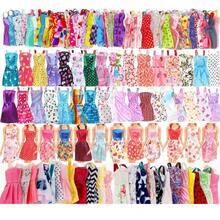 24pcs Doll Clothing Set, Multiple Styles 5pcs Shoes, 5pcs Dresses, 6pcs Necklaces, 6pcs Crowns, Gift 2pcs Glasses (Fits 11.5 Inch Tall Dolls, Doll Not Included) - Color and Style Are Random. - View 4
