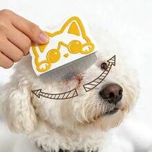多功能宠物梳毛刷,适用于狗、猫、仓鼠,可梳理毛发,去除跳蚤,清洁面部和爪子细节,宠物毛发解结刷 - 綠色 - 查看 7