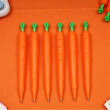 3PCS Carrot Mechanical Pencil - Creative Cute Adorable Student-Specific No-Jam No-Break Mechanical Pencil - Back To School Student Writing Stationery - A - View 7