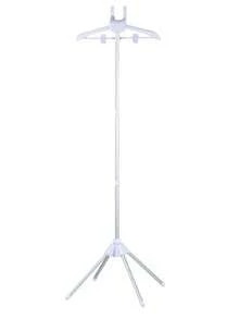Foldable Steam Iron Stand, Height Adjustable, Universal Steam Iron Stand, Compatible With Most Steam Irons, Portable Hanging Rack, Convenient For Ironing And Storage, 360° Rotating Hanger With Clips. - A - View 13