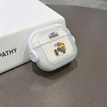 小小兵好朋友相機與泰迪熊 AirPods Pro 保護殼，可愛卡通透明防震殼附旋轉支架，相容 AirPods 1/2/3/4 及 Pro/Pro 2 代，適用於新款 AirPods Pro 3，女友聖誕襪禮物 - transparent - 查看 6