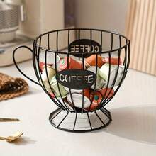 Black Nordic Style Coffee Capsule & Snack Storage Box, Luxury Design, Suitable For Home/Bar/Cafe Display - Stainless Steel - View 2