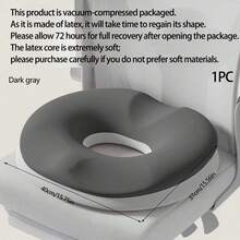 1PC Ergonomic Donut Cushion For Office Chair - Soft Support Pillow With Hip & Waist Protection, Postpartum, 10-Hour Prolonged Sitting, Driving & Desktop Work, Machine Washable Polyester, Seating Comfort Enhancement - Multicolor - View 16