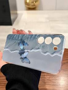 1個創意海灘海邊蝴蝶手機殼 柔軟保護套 適用於華為 榮耀 Galaxy A04e/12/A13/A14/A34/A50/A52/A53/A54/S21/S22/S23/S24/S25/S25Ultra/S25FE/S26/S26 PLUS/S26 ULTRA/S26 EDGE/ 6A/7A/8A/ 12T/13T/15T/15 TPRO, [國際版非本地版] - 無色 - 查看 3